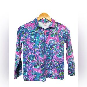 Lilly Pulitzer Quarter-Zip Pullover Youth XL